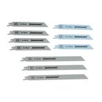Silverline 10-delige set reciprozaagbladen - hout en meta..., Ophalen of Verzenden, Nieuw