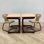 Ergoswing complete schoolset (rode stip) 5x tafel en 5x, Ophalen of Verzenden, Gebruikt, Hout, Eén