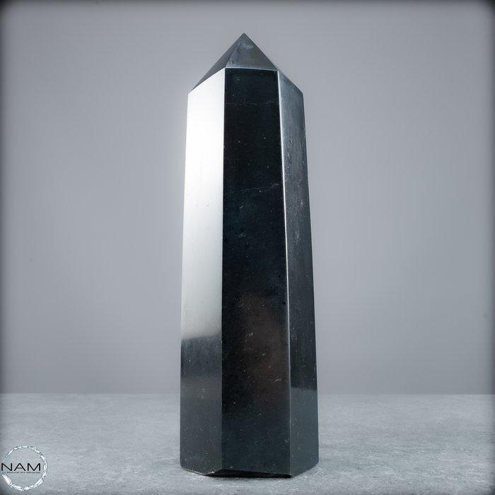Natuurlijke zwarte toermalijn obelisk Wachter van kracht en, Verzamelen, Mineralen en Fossielen