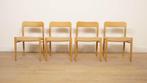 4 x vintage eetkamerstoelen | Niels Otto Møller | Model 75 |, Ophalen of Verzenden, Nieuw