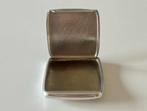 Sigarettendoos - .800 zilver - Zilveren doos met steen, Verzamelen, Rookartikelen, Aanstekers en Luciferdoosjes, Nieuw