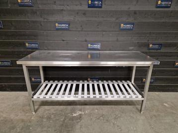 Werkbank | werktafel | RVS | 190cm beschikbaar voor biedingen