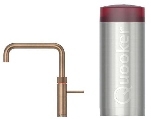 €1636 QUOOKER COMBI+ FUSION SQUARE MESSING PATINA - 22+FSPT, Huis en Inrichting, Keuken | Keukenbenodigdheden, Ophalen of Verzenden