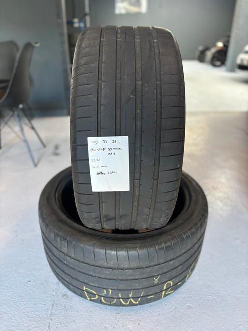 295/35/21 DUNLOP SPORTMAXX RT2 4,5MM 2 STUKS 200,- (2321), Auto-onderdelen, Banden en Velgen, 21 inch, BOVAG lid, Stiba lid, Erkend duurzaam
