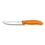 Victorinox Steakmes, Swiss Classic Gourmet RVS kartel 12 cm, Nieuw