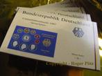 63,40 Dm Kursmuntset Brd 1997 komplett A,d,f,g,j in Pp, Verzenden