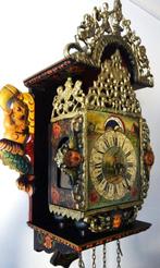 Wandklok - JWA - Antiek Hout, Messing, Koper, Lood -, Antiek en Kunst, Antiek | Klokken