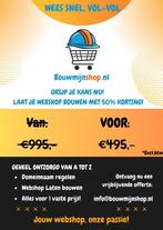 Webshop laten bouwen of onderhouden? Nu 50% korting!, Webdesign