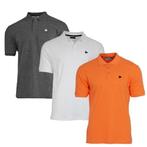 Donnay Donnay Heren - 3-Pack - Polo shirt Noah - Donkergrijs, Verzenden, Nieuw