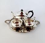 Ontbijtservies - Elegant Silver-Plated Breakfast Set -