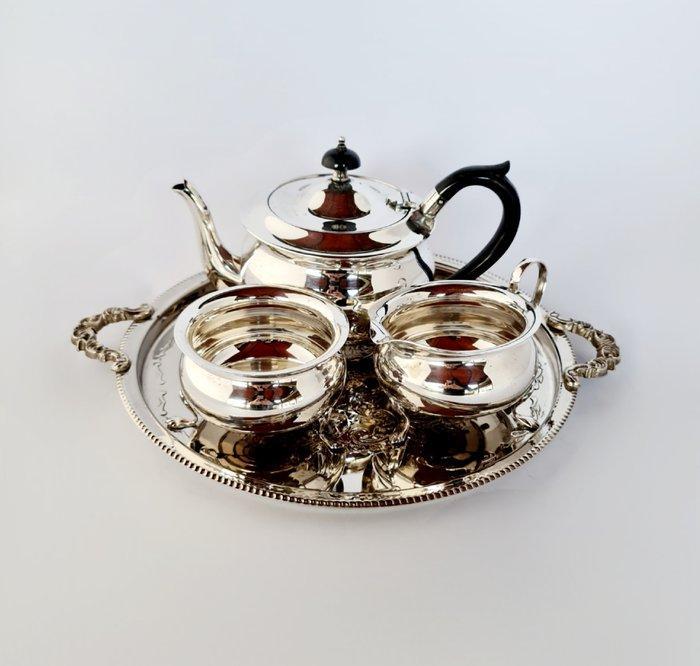 Ontbijtservies - Elegant Silver-Plated Breakfast Set -, Antiek en Kunst, Antiek | Meubels | Tafels
