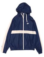 NIKE Mens Hooded Rain Jacket UK 38 Medium Navy Blue, Verzenden, Nieuw