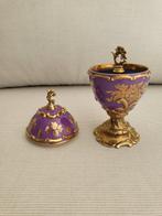 House of Faberge - 24 carat Gold Plated Imperial Musical Egg, Antiek en Kunst, Curiosa en Brocante