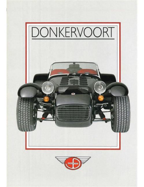 1989 DONKERVOORT S8A BROCHURE ITALIAANS, Boeken, Auto's | Folders en Tijdschriften