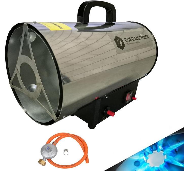 Borg Gaskanon - Heteluchtkanon - Warmtekanon - 15 KW, Doe-het-zelf en Verbouw, Verwarming en Radiatoren, Nieuw, Kachel, Ophalen of Verzenden