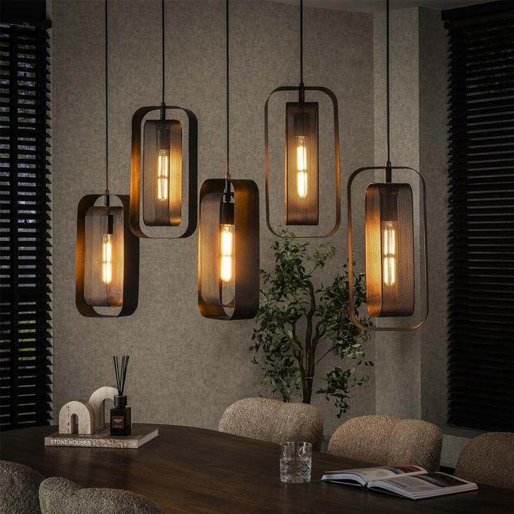 *WOONWINKEL* Hanglamp Van Metaal, Huis en Inrichting, Lampen | Hanglampen, Nieuw, Verzenden