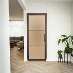 Stalen Binnendeur - Brons - 3 Vlaks - Mat glas, Doe-het-zelf en Verbouw, Deuren en Horren, Minder dan 80 cm, Binnendeur, Nieuw
