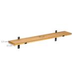 TRUUSK Set Van 2 Planken, Boekenkast, Houten Plank, Massief, Huis en Inrichting, Woonaccessoires | Wandplanken en Boekenplanken