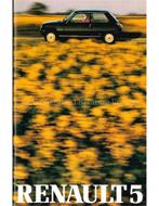 1981 RENAULT 5 BROCHURE NEDERLANDS, Boeken, Auto's | Folders en Tijdschriften, Nieuw, Renault, Author