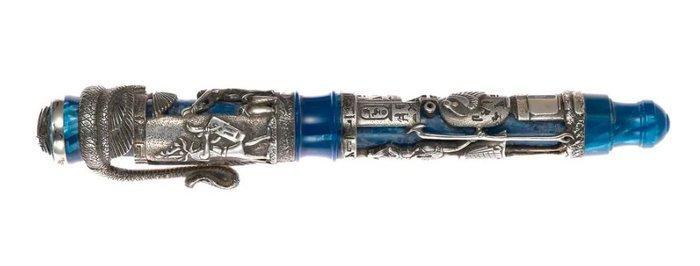 Montegrappa - Luxor Blue Nile - Vulpen, Verzamelen, Pennenverzamelingen