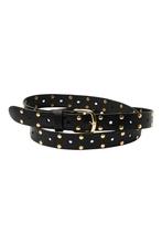 Pinned by K leren riem met studs zwart (Mooi & Gezond), Verzenden, Nieuw