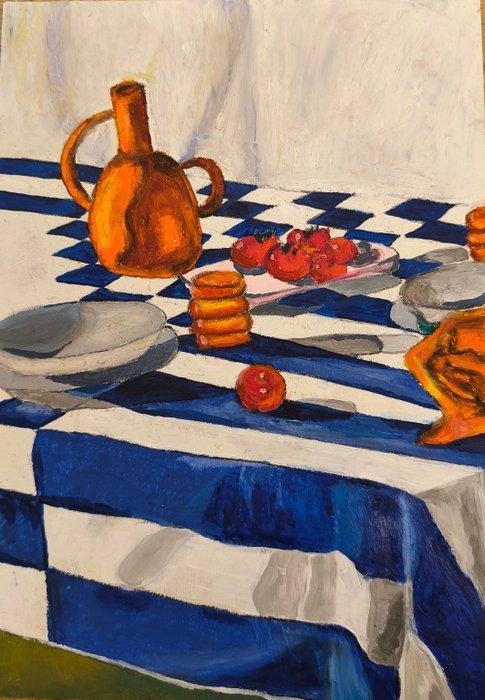 Elena Pizzichelli - Blue, Antiek en Kunst, Kunst | Schilderijen | Modern