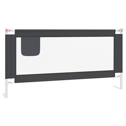Bedhekje 180cm donkergrijs - Retourdeal - Veiligheid voor..., Kinderen en Baby's, Kinderkamer | Bedden, Minder dan 70 cm, 180 cm of meer