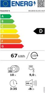 Essentiel-B | Inbouw vaatwasser ELVIS-441f, Witgoed en Apparatuur, Vaatwasmachines, Verzenden, Nieuw