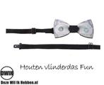 Houten vlinderdas Fun Skittles, Verzenden, Nieuw