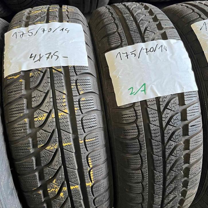 2 x Dunlop 175-70-14 Winterbanden 7,5mm, Auto-onderdelen, Banden en Velgen, 14 inch, Winterbanden, 175 mm, Personenwagen, Gebruikt