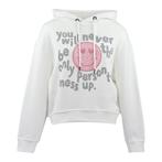 Frogbox • witte hoodie smile • 36, Verzenden, Wit, Nieuw, Maat 36 (S)