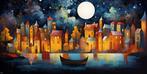 Felix van Horst - Moonlit Metropolis (XXL)