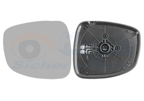 SPIEGELGLAS MET PAD VOOR FIAT SEDICI 2006-2014 71768253, Auto-onderdelen, Spiegels, Nieuw, Ophalen of Verzenden