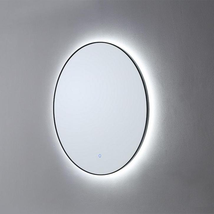 Badkamerspiegel Sanilux Rond LED 3 Kleuren Instelbaar, Huis en Inrichting, Badkamer | Badkamermeubels, Ophalen of Verzenden
