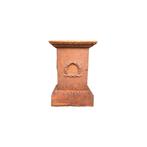 Sokkel - met krans - gietijzer - 31 cm - rustiek oppervlak, Ophalen of Verzenden, Nieuw