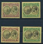 Dominica 1923 - King George, 3 shilling en 5 shilling elk 2, Gestempeld