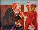 Franz Borghese (1941-2005) - Il Baciamano, Antiek en Kunst, Kunst | Schilderijen | Modern