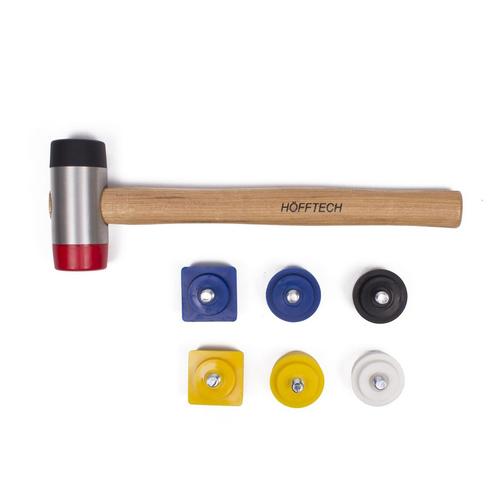 Hofftech Installatiehamer - 8-delig - Verwisselbare koppe..., Doe-het-zelf en Verbouw, Gereedschap | Handgereedschap, Nieuw, Ophalen of Verzenden