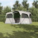vidaXL Tenten met dak Groen 435 x 255 x 216 cm Polyester, Caravans en Kamperen, Tenten, Verzenden, Nieuw