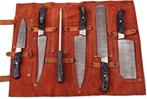 Keukenmes - Kitchen knife set - Amerikaans zwart Pakka-hout, Antiek en Kunst