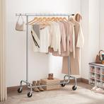 2dekans | ODADDY® Kledingrek op Wieltjes - Garderoberek -, Huis en Inrichting, Ophalen of Verzenden, Zo goed als nieuw