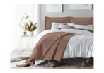 Sleeptime Wave Taupe 260 x 250 - 140X200/220 + 1 x kussenslo, Huis en Inrichting, Slaapkamer | Beddengoed, Nieuw