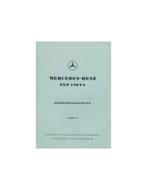 1952 MERCEDES BENZ TYPE 170 V B INSTRUCTIEBOEKJE DUITS, Auto diversen, Handleidingen en Instructieboekjes