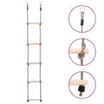 vidaXL Ladder met 5 sporten 210 cm massief grenenhout, Verzenden, Nieuw