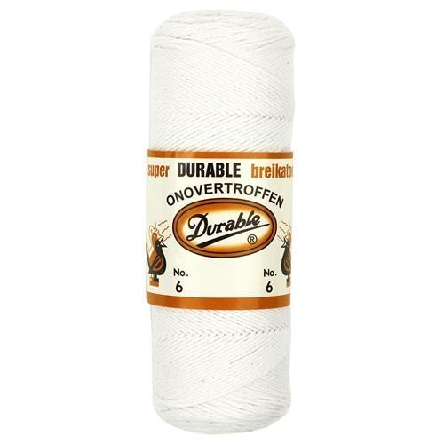 Durable Breikatoen 9 Wit, Hobby en Vrije tijd, Breien en Haken, Breien of Haken, Nieuw, Wol of Garen, Ophalen of Verzenden