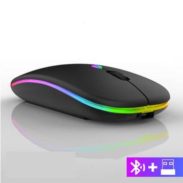 Draadloze RGB Muis - 2.4GHz / 1600DPI / Optisch / beschikbaar voor biedingen