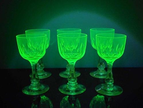 Val Saint Lambert - Drinkservies (6) - Olivier Servies -, Antiek en Kunst, Antiek | Glas en Kristal