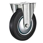 Tarsus Bokwiel - 200 mm - Stalen Velg - Massieve Rubberba..., Doe-het-zelf en Verbouw, Zwenkwielen, Ophalen of Verzenden, Nieuw