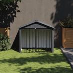 vidaXL Hondenhok met dak 117x103x102 cm gegalvaniseerd staal, Dieren en Toebehoren, Verzenden, Nieuw