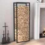 Stalen Houtopslagrek – Mat Zwart Haardhoutrek 50×28×132 cm, Huis en Inrichting, Verzenden, Nieuw